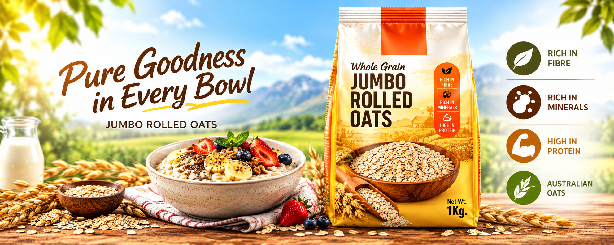 CHOZEN Jumbo Rolled Oats